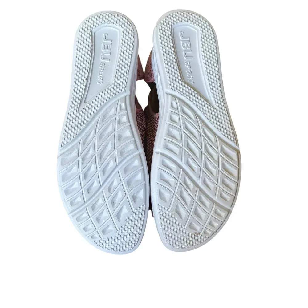 NWT JBU by Jambu Women’s Margot Memory Foam Comfort Sandals Blush Shake Size 11m